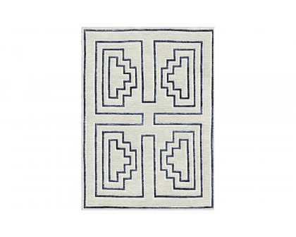 Gordian Rugs - Labyrinth Modern Rug Off White