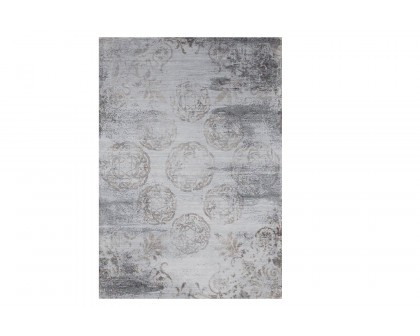 Gordian Rugs - Gordian Modern Rug Collection Gray Silk