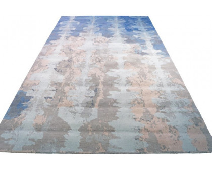 Gordian Rugs Ink Blot Designer Rug 1 - Neutral, 6" x 9"