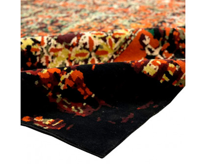 Gordian Rugs Pazyryk Modern Rug 1 - Red/Black/Green/Beige, 4" x 6"