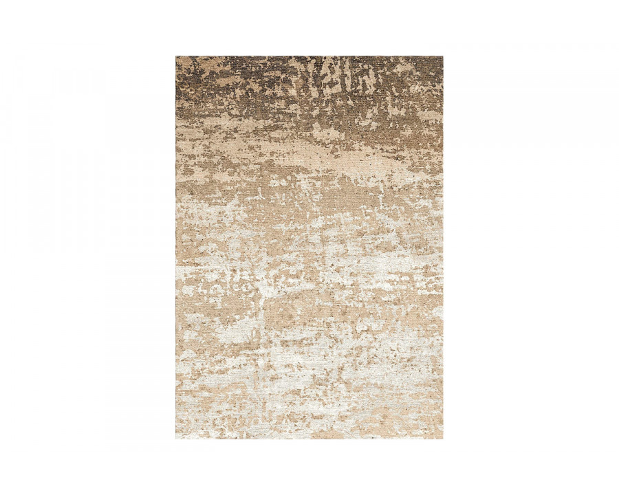 Gordian Rugs Abstract 7 Rug - Neutral, 4" x 6"