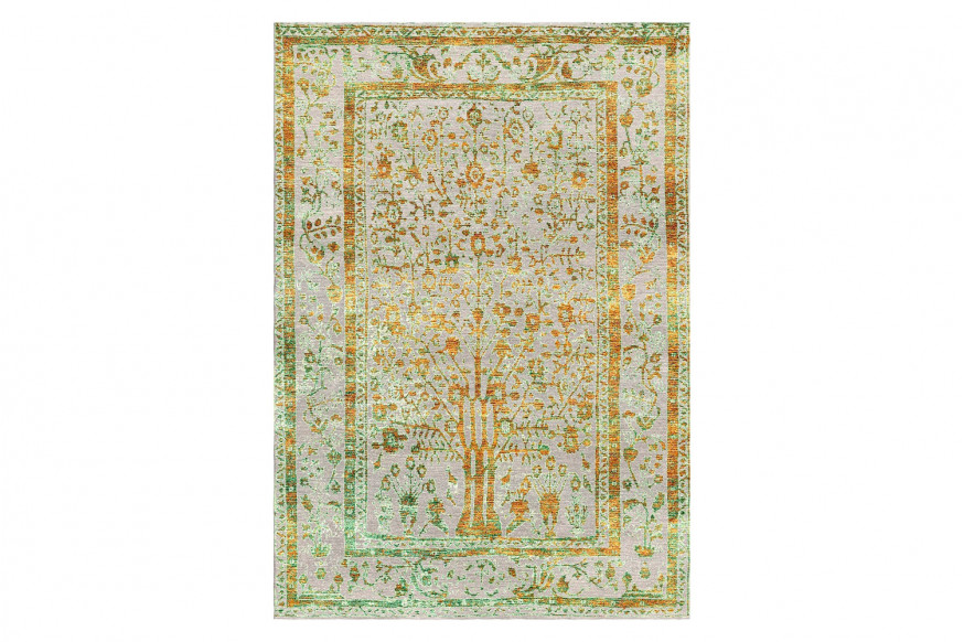 Gordian Rugs™ Modern Tabriz Rug 7 - Neutral, 4" x 6"