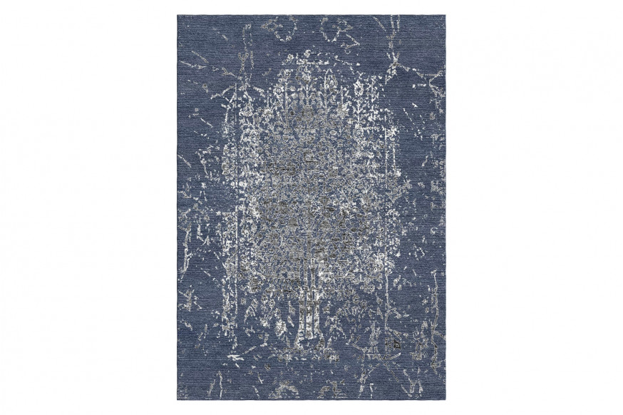 Gordian Rugs™ Modern Tabriz Rug 3 - Gray, 5" x 8"