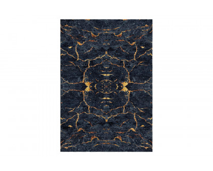 Gordian Rugs - Scarab Rug Black