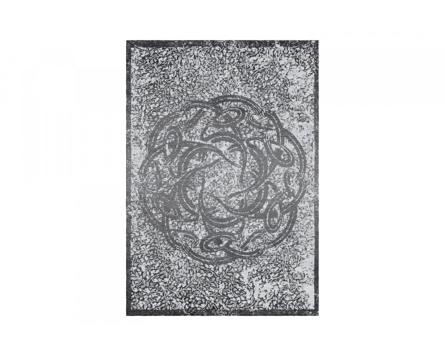 Gordian Rugs Gordian Modern Rug Collection Dark Gray - 4" x 6"