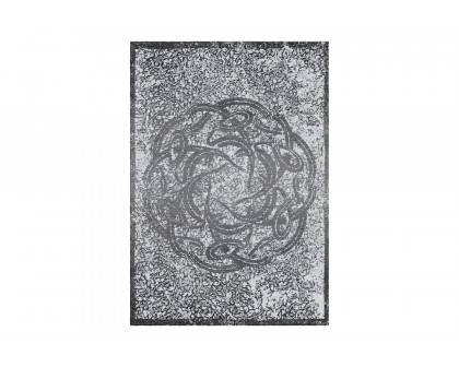 Gordian Rugs - Gordian Modern Rug Collection Dark Gray