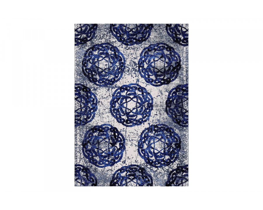 Gordian Rugs Gordian Modern Rug Collection Blue - 4" x 6"