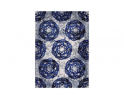 Gordian Rugs - Gordian Modern Rug Collection Blue