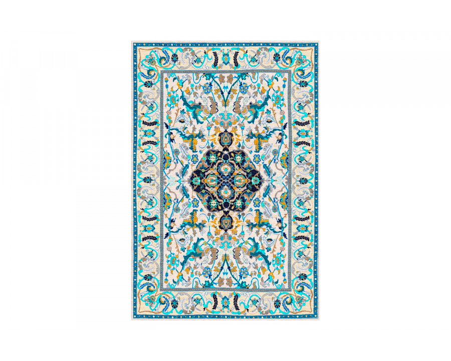 Gordian Rugs Polonaise Rug Blue - 4" x 6"