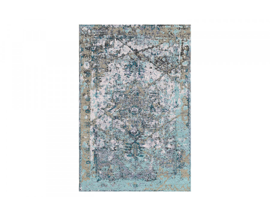 Gordian Rugs Heriz Modern Persian Rug Earthy - 4" x 6"