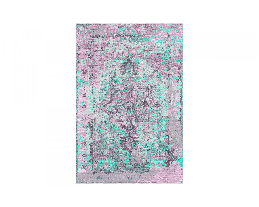 Gordian Rugs Heriz Modern Persian Rug Lilac - 4" x 6"