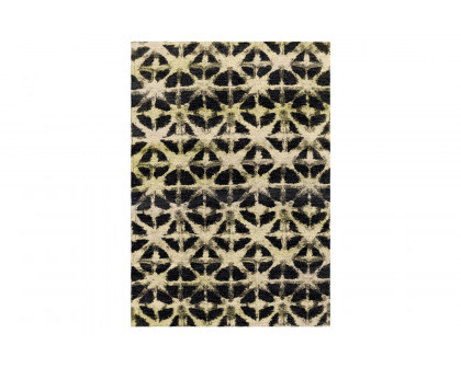 Gordian Rugs - Batik Black/Off White Rug