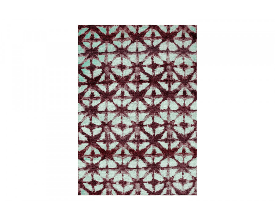 Gordian Rugs - Batik Teal Gray Rug