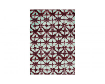 Gordian Rugs - Batik Teal Gray Rug