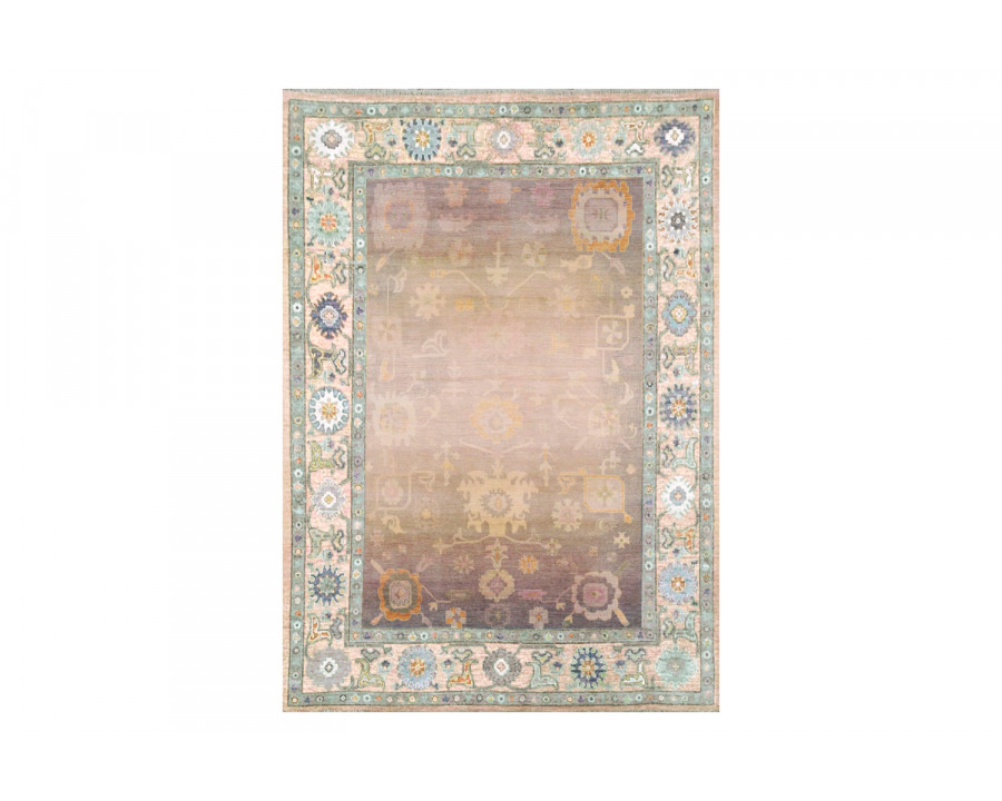 Gordian Rugs Modern Oushak 38 Rug - Pink/Lilac, 4" x 6"