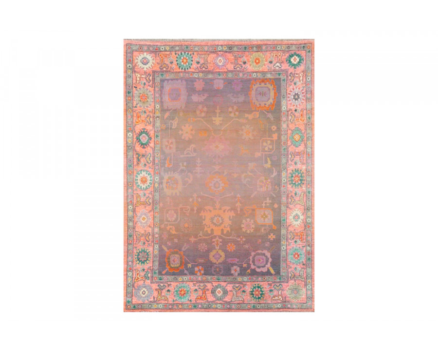 Gordian Rugs Modern Oushak 30 Rug - Pink/Lilac, 4" x 6"