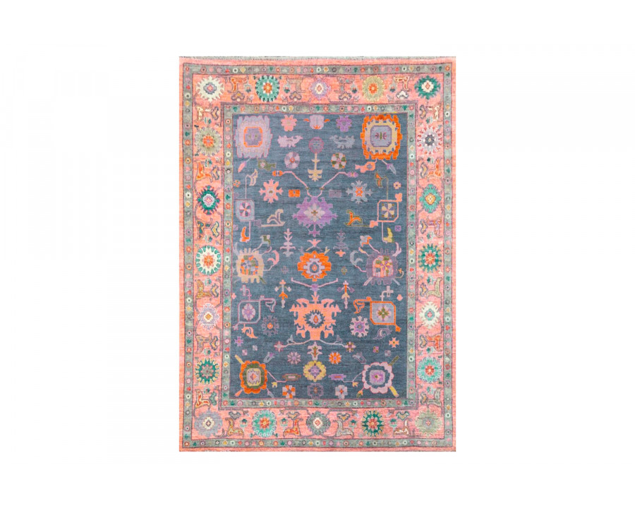 Gordian Rugs Modern Oushak 10 Rug - Pink/Violet, 4" x 6"