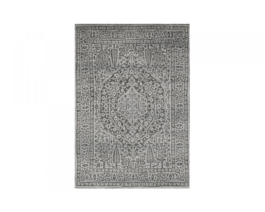 Gordian Rugs Modern Persian Rug Gray - 4" x 6"