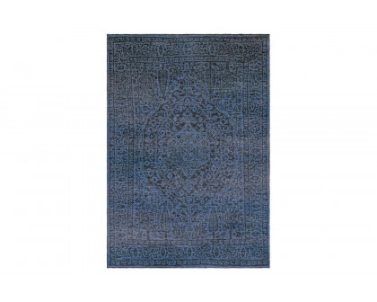 Gordian Rugs - Modern Persian Rug Slate Gray/Dark Blue