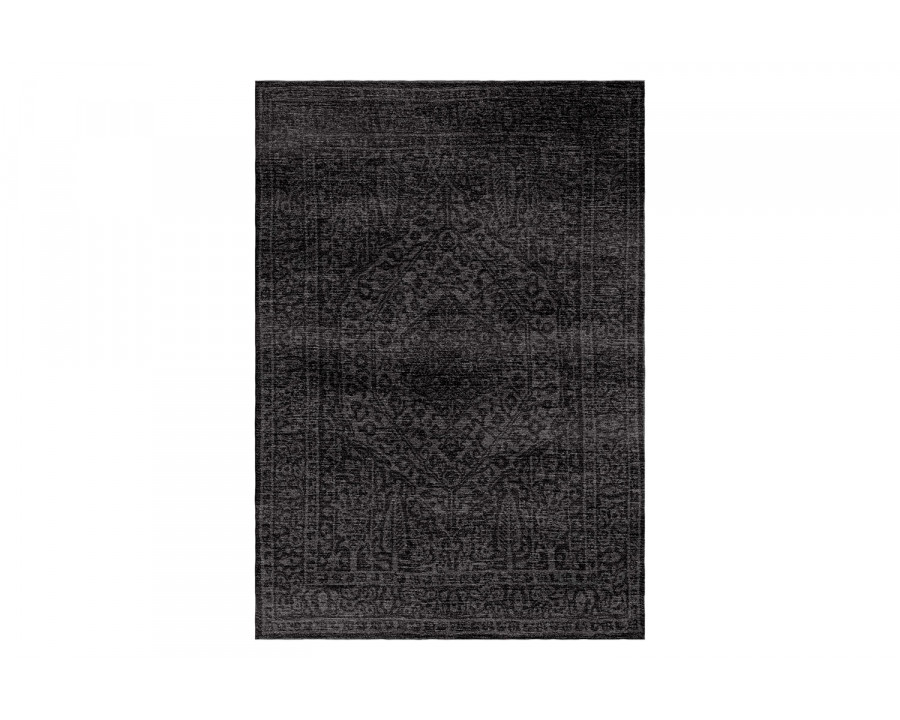 Gordian Rugs Modern Persian Rug Dark Gray - 4" x 6"