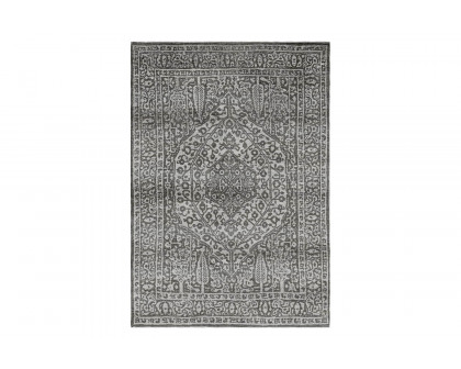 Gordian Rugs - Modern Persian Rug Charcoal Gray