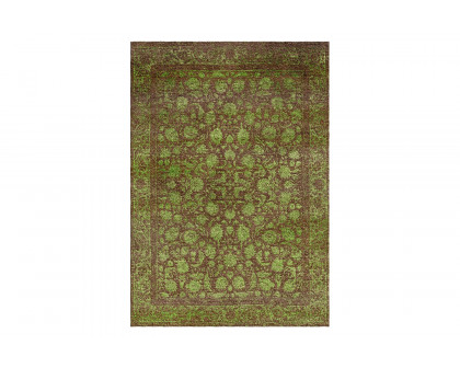 Gordian Rugs - Modern Persian Rug Earthy Green