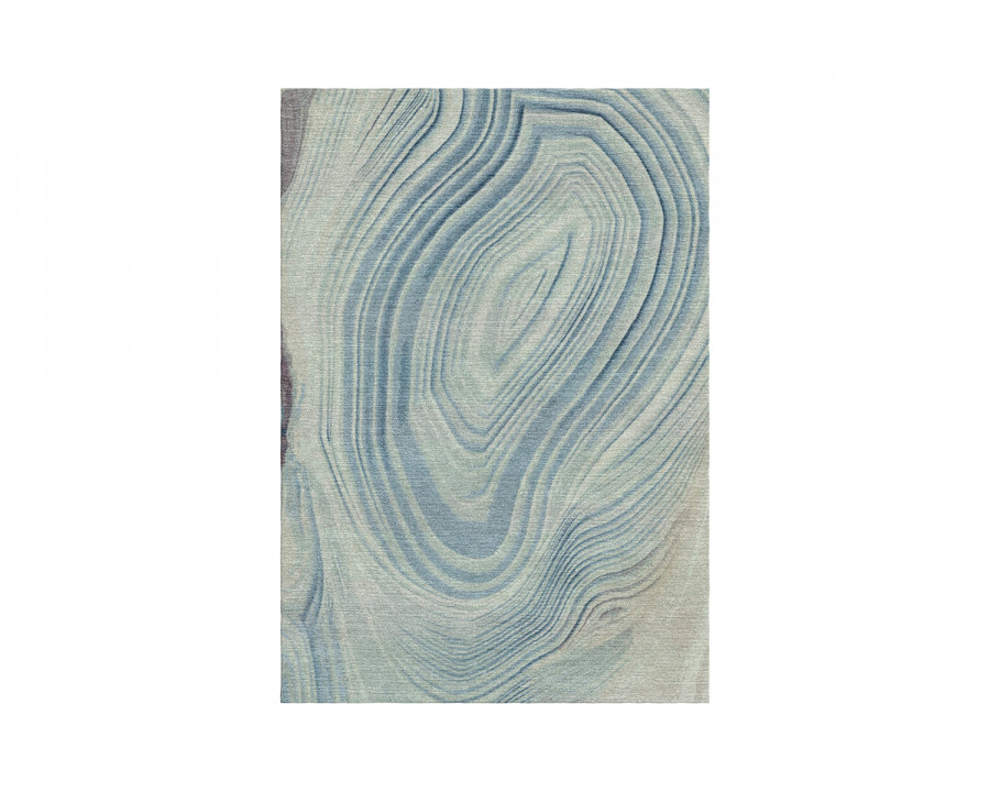 Gordian Rugs Marble Wool And Silk Rug 8 - Neutral, 4" x 6"