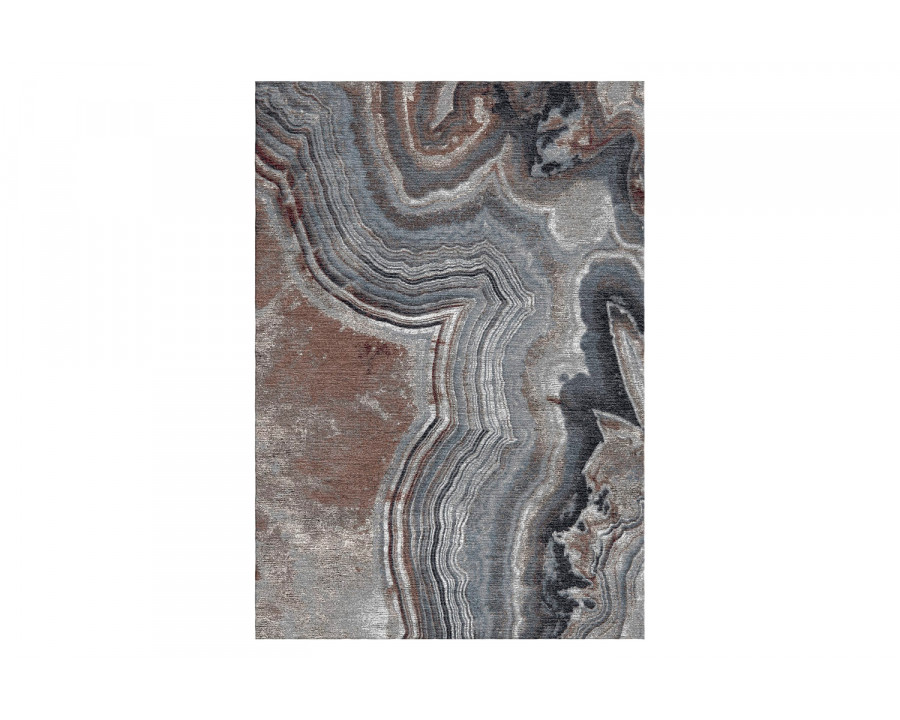 Gordian Rugs - Marble Wool And Silk Rug 5