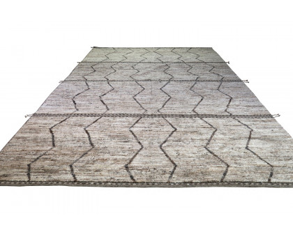 Gordian Rugs - Gray Modern Afghan Beni Ourain Rug