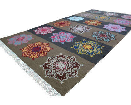 Gordian Rugs - Handmade Colorful Wool Flat Weave Rug