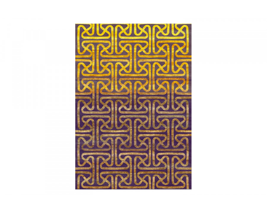 Gordian Rugs Abiral Rug Gold - 4" x 6"