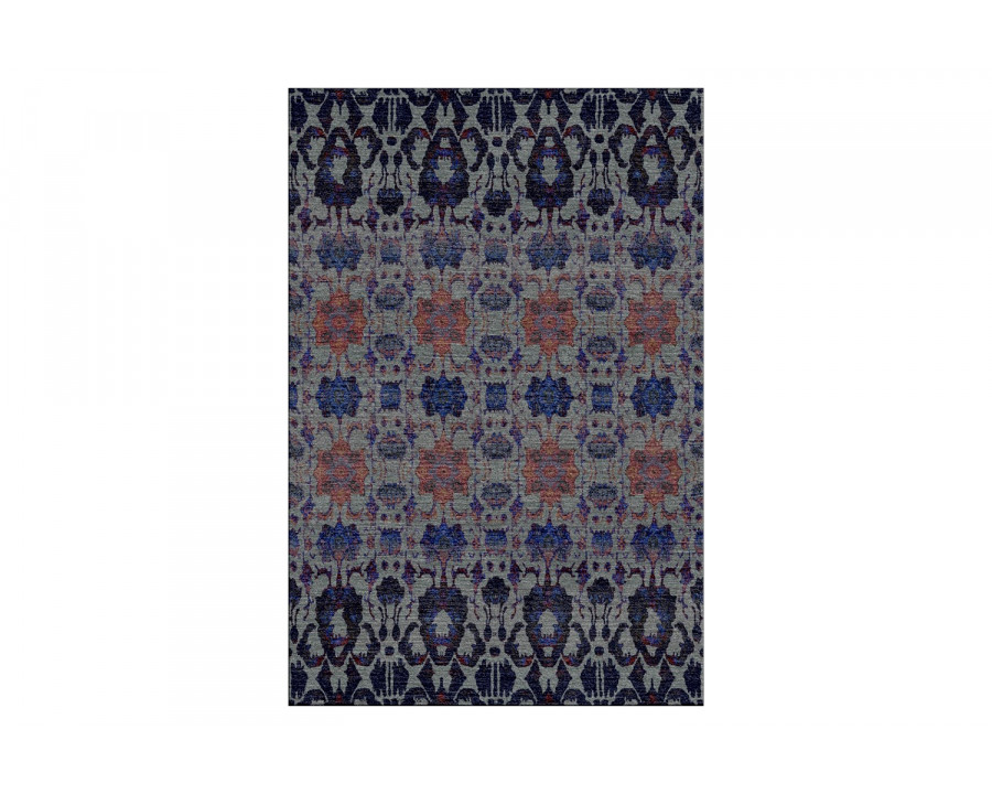 Gordian Rugs Sissi Rug Collection Blue Wool - 4" x 6"