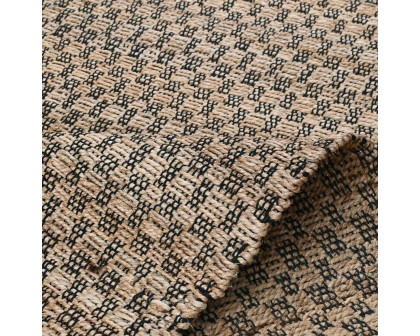 Gordian Rugs™ Sisal Rug 1 - Beige/Neutral, 9" x 12"