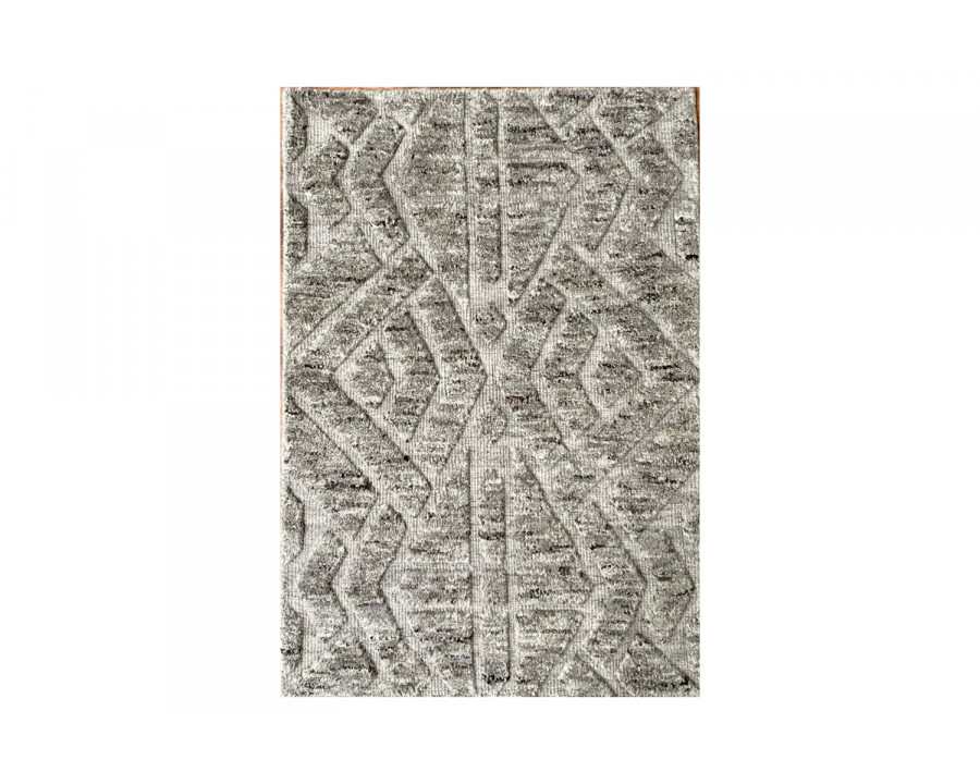 Gordian Rugs Alhambra Beige Hand Knotted Rug Collection - 4" x 6"