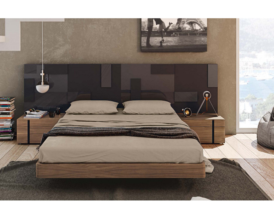 Garcia Sabate Pixel Queen Size Headboard - Grafito Matt/Grafito Brillo