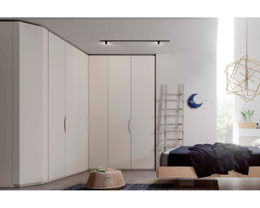 Garcia Sabate Maxim 6 Door Corner Wardrobe - Piedra Mete