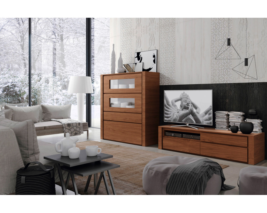 Garcia Sabate - Composition H32 TV Stand in Nogal Americano