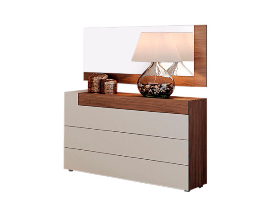 Garcia Sabate - Elena Single Dresser in White Creamy/Walnut