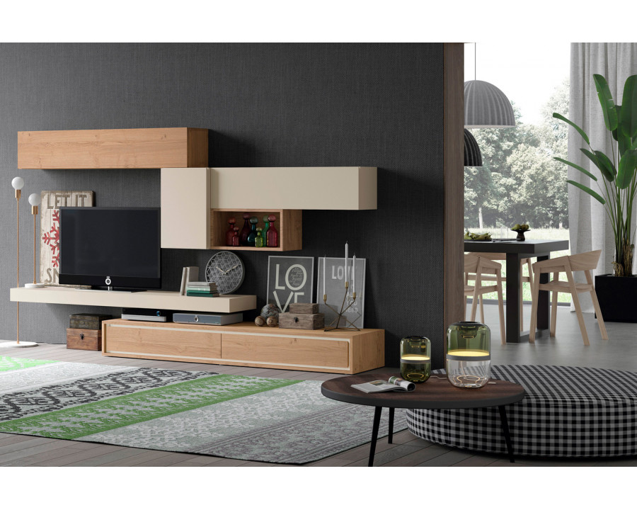 Garcia Sabate - Laurel Composition 7 TV Stand in Arena Matt/Roble Montana