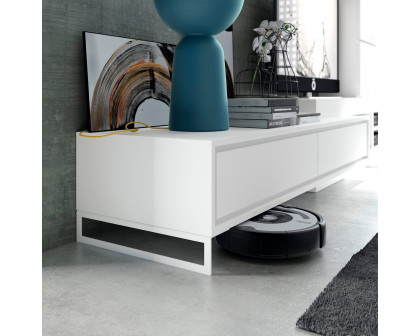 Garcia Sabate Laurel Composition TV Stand - Blanco Matt/Piedra Matt