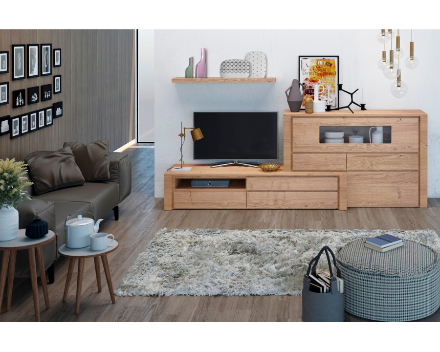 Garcia Sabate - Hardy Composition 7 TV Stand in Roble Montana