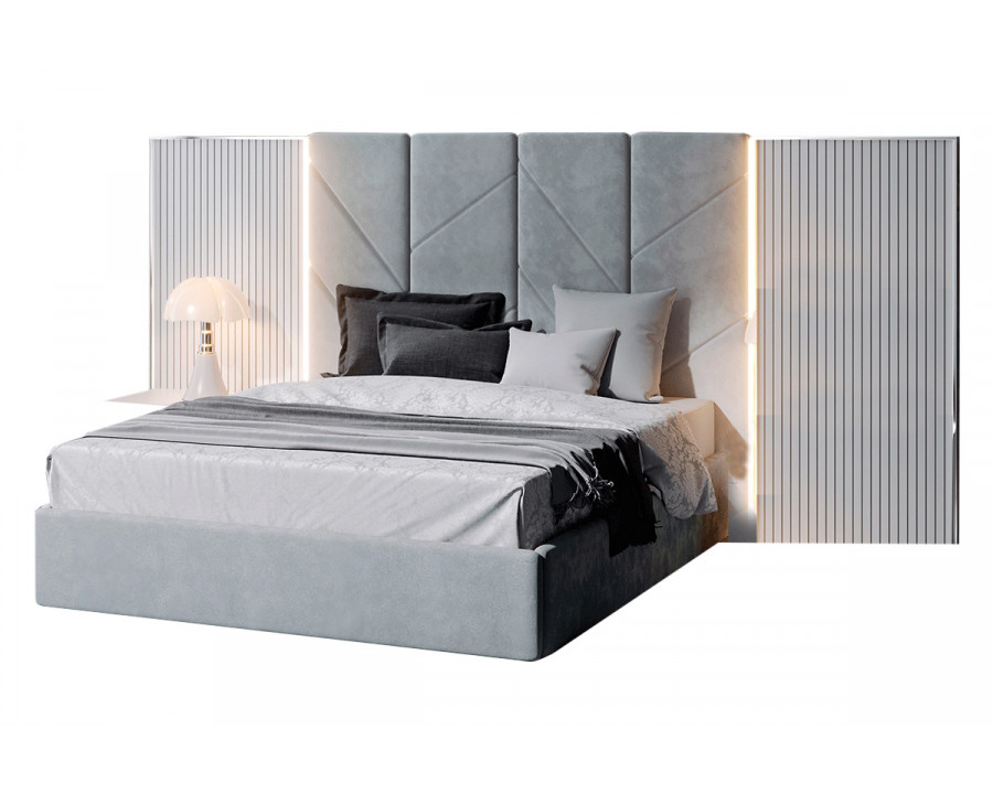 Garcia Sabate Helen Queen Size Bed - White Matt