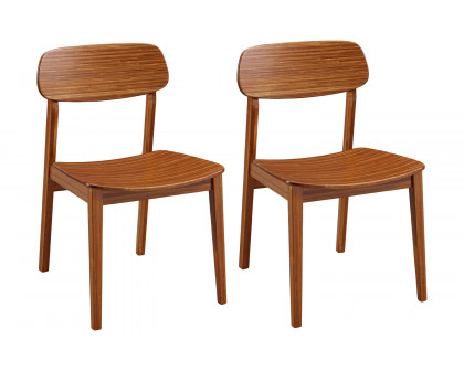 Greenington Currant Chair Set of 2 - Amber, Bamboo