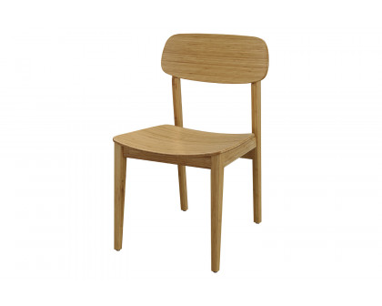 Greenington Currant Chair Set of 2 - Caramelized, Bamboo