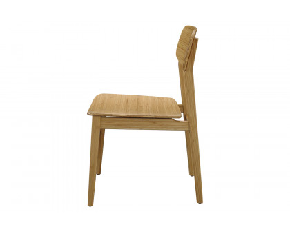 Greenington Currant Chair Set of 2 - Caramelized, Bamboo