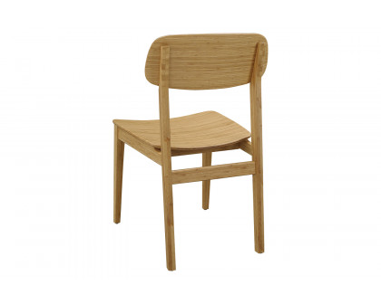 Greenington Currant Chair Set of 2 - Caramelized, Bamboo