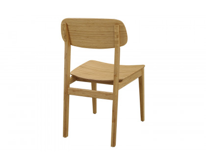 Greenington Currant Chair Set of 2 - Caramelized, Bamboo