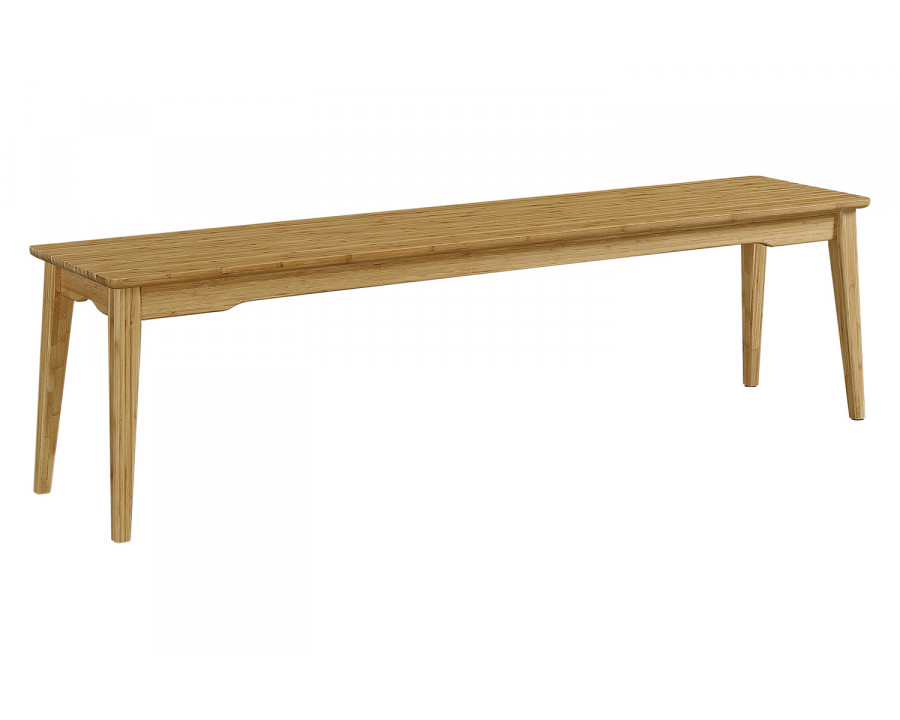 Greenington Currant Long Bench - Caramelized, Bamboo