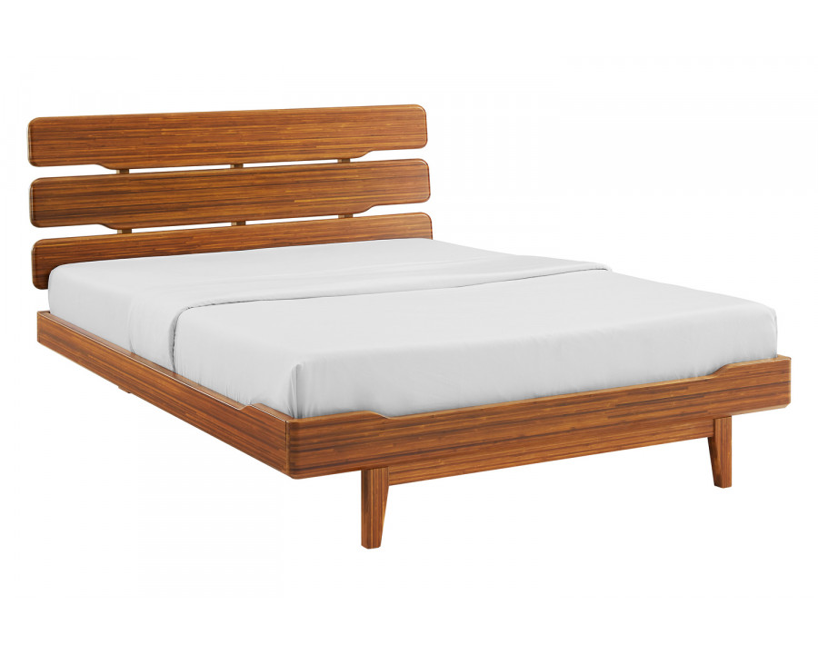 Greenington Currant Platform Bed - Amber, Queen Size