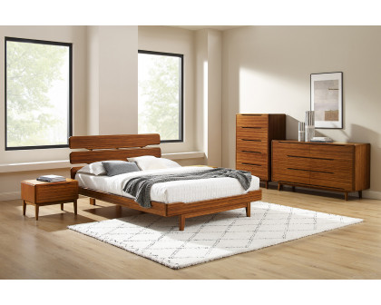 Greenington Currant Platform Bed - Amber, Queen Size